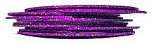 Голографічна смужка для нігтів ANVI 1 мм (фіолетова з блискітками)