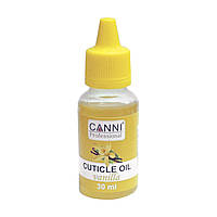 Олійка  для кутикули натуральна ваніль Canni 30 мл