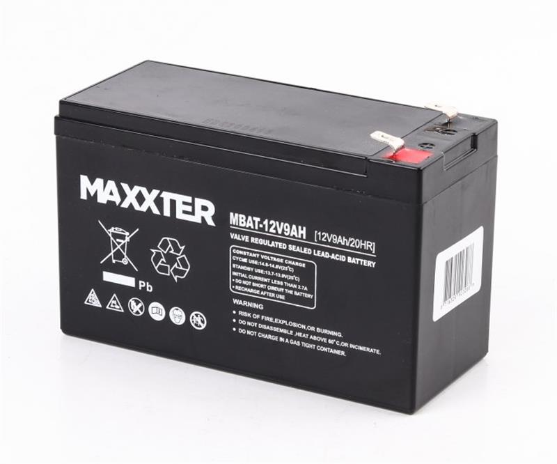 Акумуляторна батарея Maxxter 12 V 9 AH (MBAT-12V9AH) AGM, фото 1