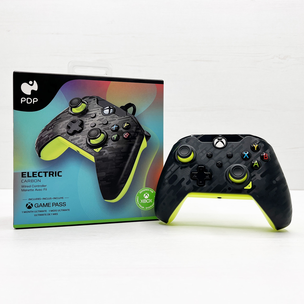 Проводной Джойстик XBOX PDP ELECTRIC CARBON (чёрно-жёлтый) — Купить ...