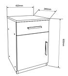 Тумба прикроватная Компанит ПКТ-3 600х420х380 мм дсп, фото 4