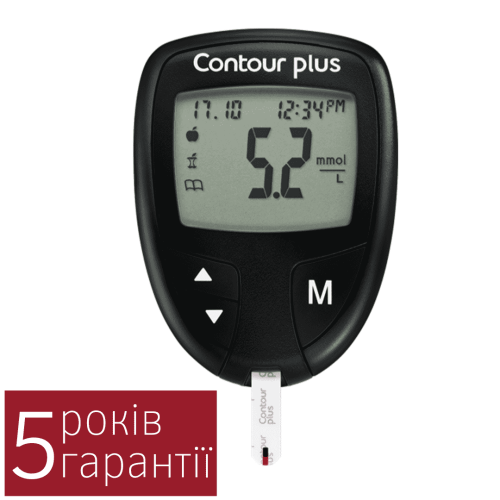 Глюкометр Контур Плюс (Contour Plus) + 25 тест-полосок (5016003761409) - фото 1 - id-p686119102