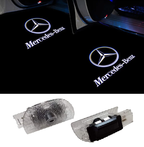 Штатна підсвітка дверей з логотипом Mercedes SL R230 (03-11) W220 (99-05)