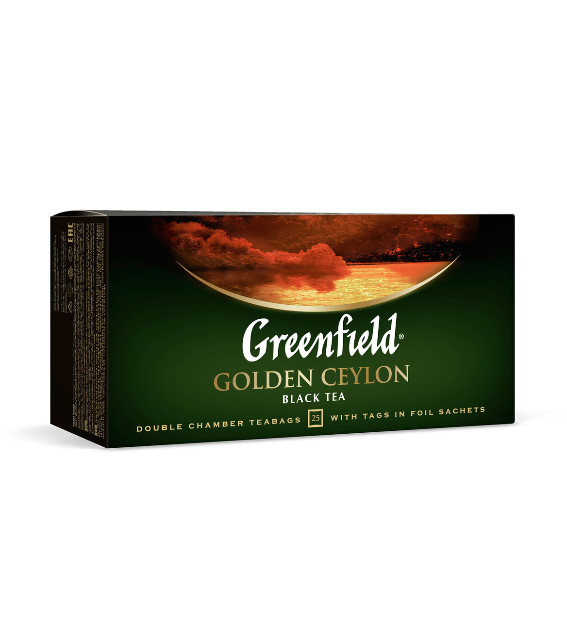 Чай Грінфілд чорний цейлонський Golden Ceylon 25 пакетиків