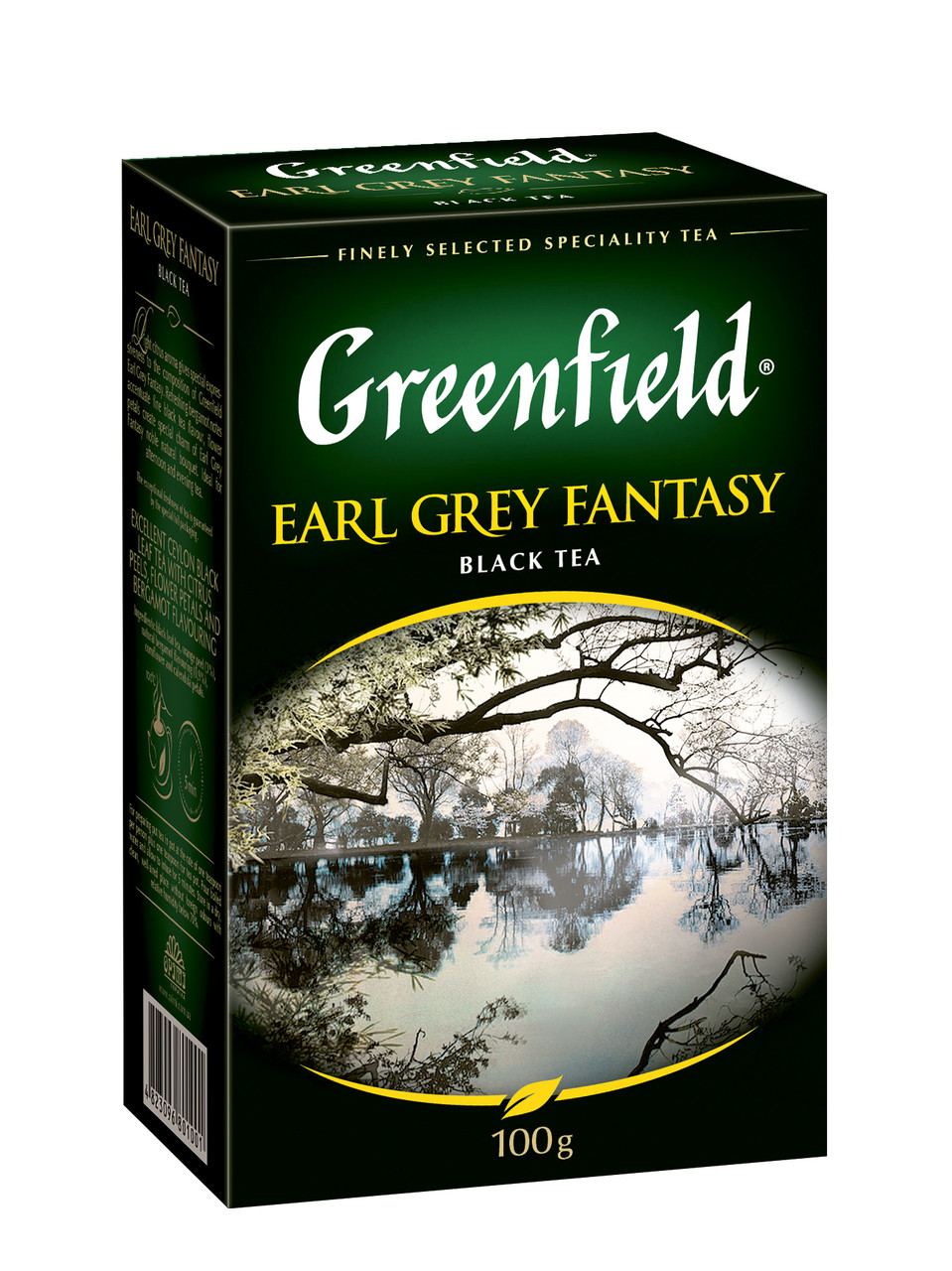 Чай Грінфілд чорний з бергамотом Earl Grey Fantasy листовий 100г