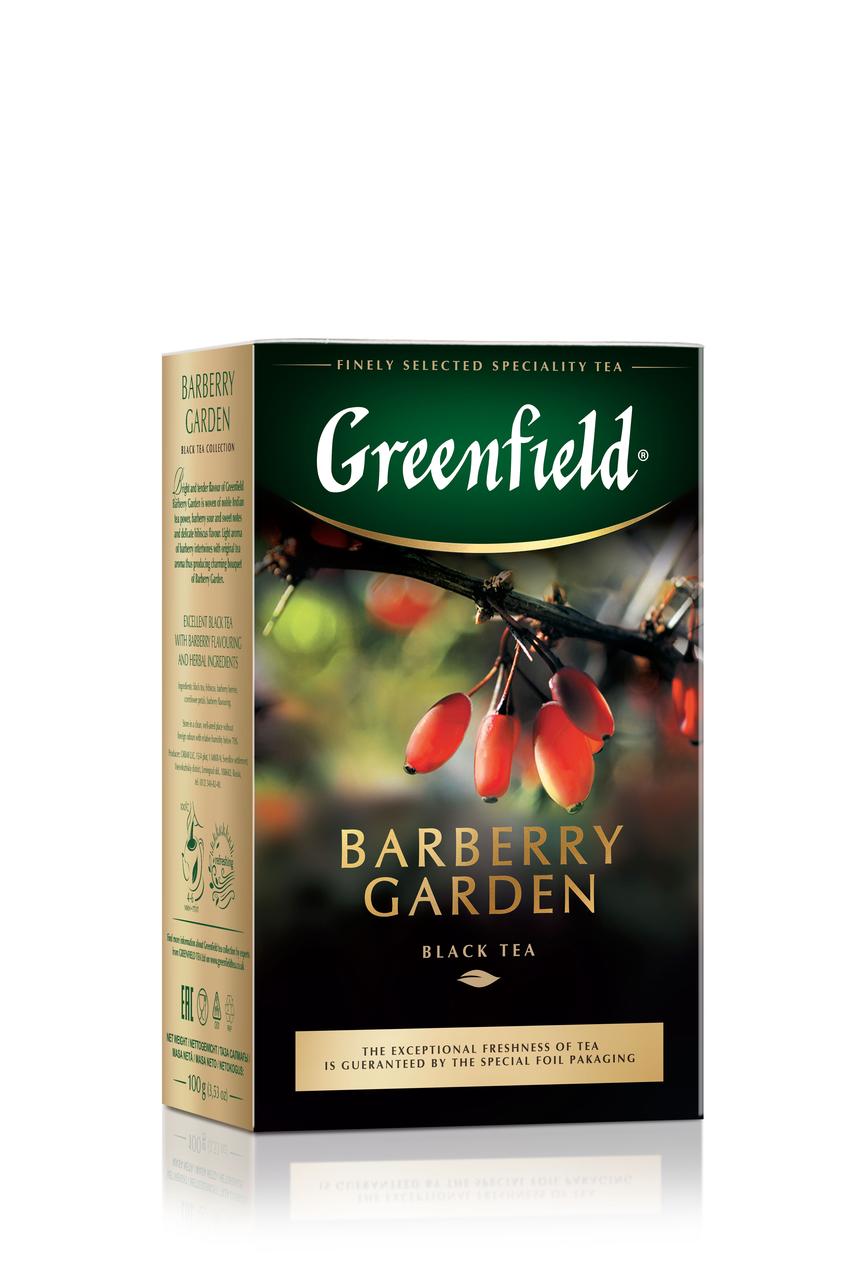 Чай Грінфілд чорний із барбарисом Barberry Garden 100 г листовий