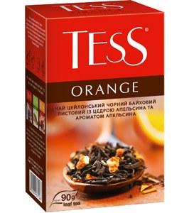 Чай чорний листовий Tess Orange 90 гр