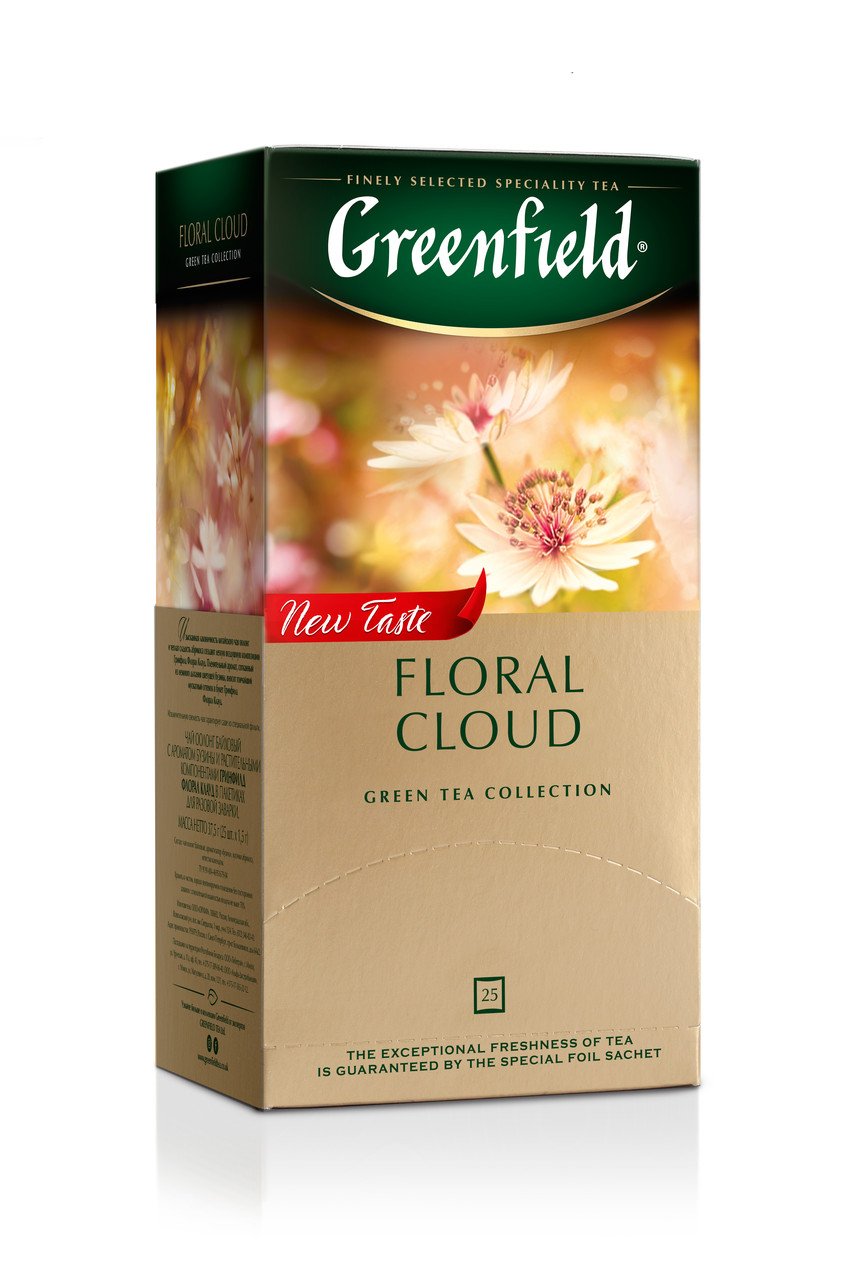 Чай Грінфілд китайський улун Floral Cloud 25 пакетиків
