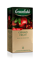 Чай Гринфилд черный с гранатом Grand Fruit 25 пакетиков