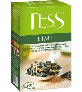 Чай зелений листовий Tess Lime 90гр