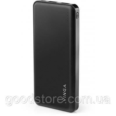 Батарея універсальна Vinga 10000 mAh black (BTPB1910BK)