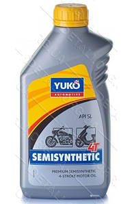 Олія для 4-х тактных двигунів YUKO SEMISYNTHETIC 4T 10W-40