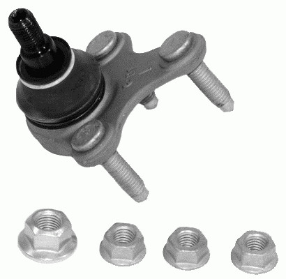 Опора кульова LEMFORDER 26772 02 SKODA OCTAVIA, VW GOLF V, JETTA, SEAT ALTEA, LEON 03- FRONT (L), фото 1