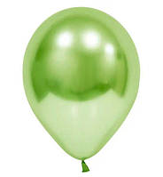 Воздушные шарики Balonevi (30 см) 5 шт, Турция, цвет - зелёный (хром)