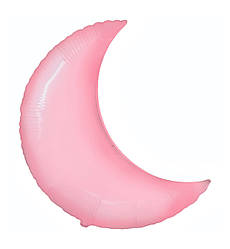 Повітряна куля "Місяць", розмір 84*88 см, Іспанія, колір - рожевий