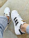 Чоловічі Кросівки Adidas Superstar White Black 40-41-42-43-44, фото 10