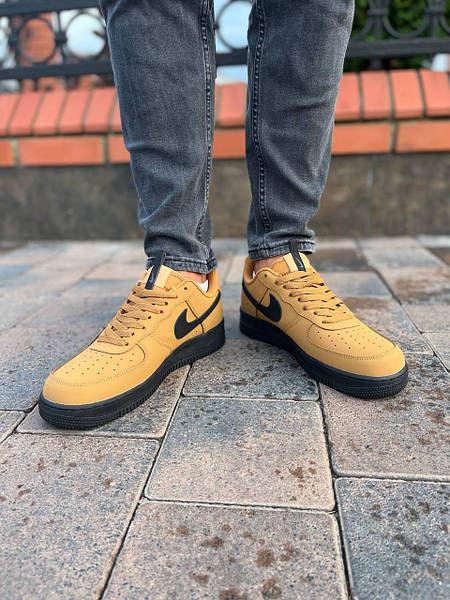 Nike Air Force 1 Yellow Black 09415