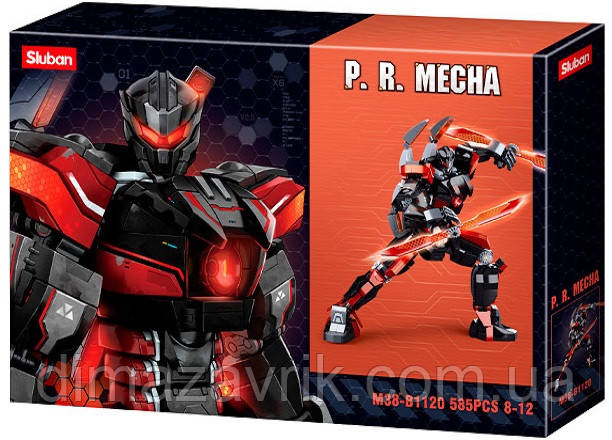 Конструктор Sluban B1120 "Робт воїн Dark Wander" 585 деталей, фото 1