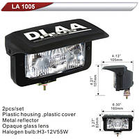 Фара дополнительная DLAA 1005-W/H3-12V-55W/160*83mm/крышка (LA 1005-W)