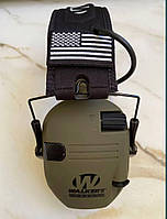 Тактичні навушники військові активні на шолом для стрільби в walkers razor з шумоподавленням, фото 4