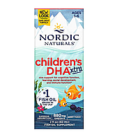 Nordic Naturals, Children's DHA Xtra, для дітей віком 1-6 років, ягідний смак, 880 мг,
