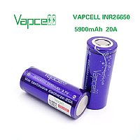 Акумулятор Vapcell INR26650 Li-Ion 5900 mAh, високотоковий