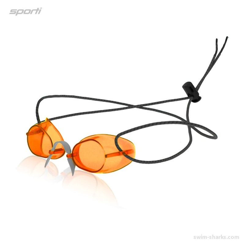 Окуляри "шведки" для плавання Sporti Swedish Antifog (Orange)