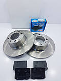 Диски гальмівні передній (к-т лев + оправ +колодки) ВАЗ 2101-07 LSA Словаччина, фото 4