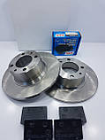 Диски гальмівні передній (к-т лев + оправ +колодки) ВАЗ 2101-07 LSA Словаччина, фото 6