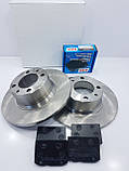 Диски гальмівні передній (к-т лев + оправ +колодки) ВАЗ 2101-07 LSA Словаччина, фото 10