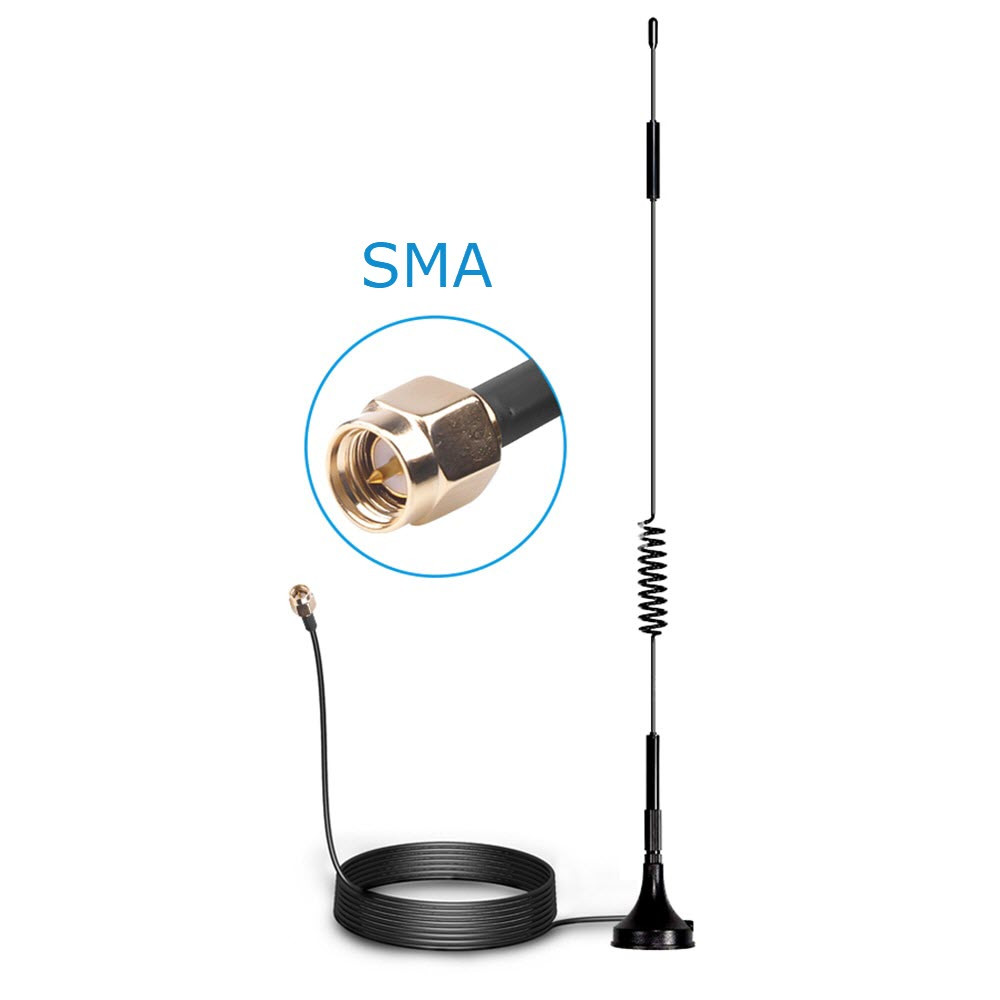 4G антена SMA на магніті 7дБ, кабель 3 метри