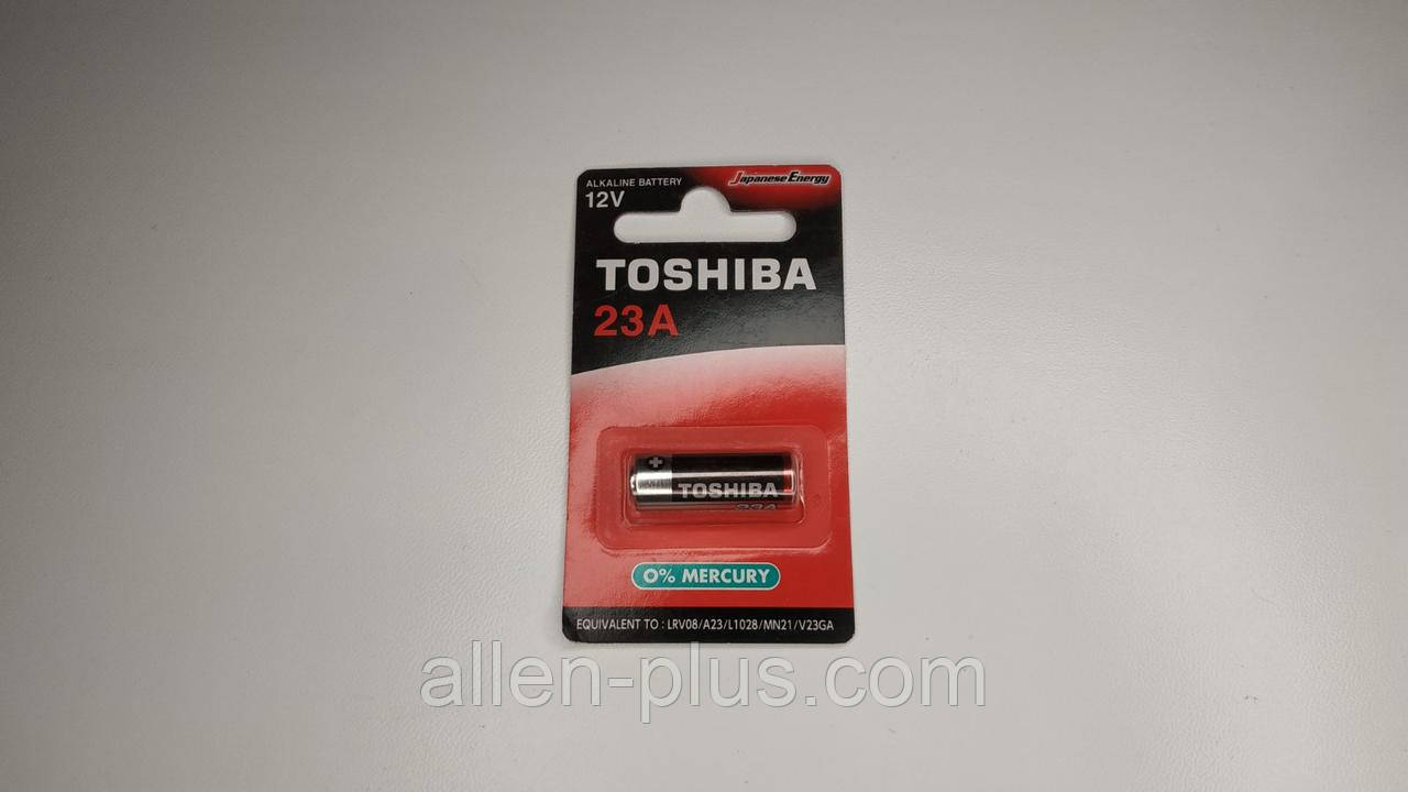 Батарейка лужна TOSHIBA 23A 12 V BLISTER CARD
