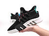 Чоловічі кросівки Adidas Equipment EQT Black White Green (Чорні з білим) Взуття Адідас ЕКТ текстиль сітка весна літо В'єтнам, фото 7