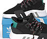 Чоловічі кросівки Adidas Equipment EQT Black White Green (Чорні з білим) Взуття Адідас ЕКТ текстиль сітка весна літо В'єтнам, фото 9