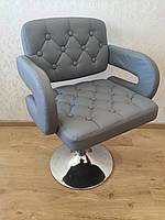 Перукарське крісло НС8403N, сіре