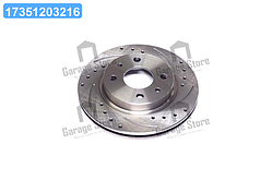 Диск гальмівний  2110 передній SPORT з перфорацією (RIDER) RD.2110-3501070