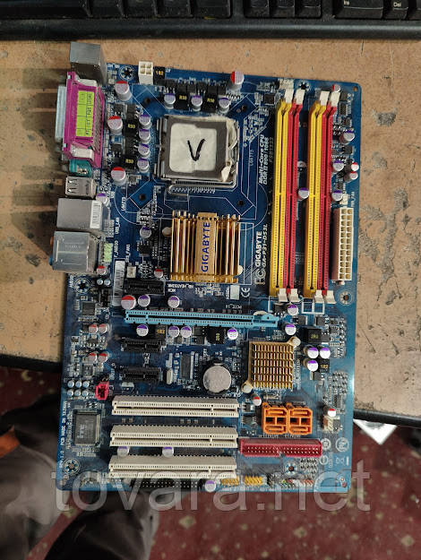 Мат. плата Gigabyte GA-P31-DS3L rev1.0 LGA775 P31 PCI-E+GbLAN SATA ATX 4DDR2 No 231601