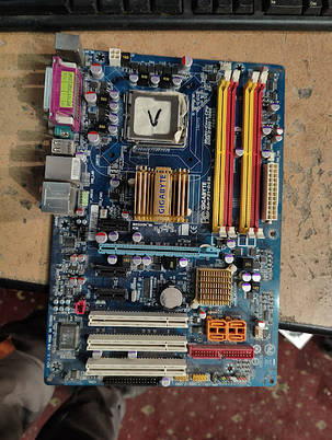 Мат. плата Gigabyte GA-P31-DS3L rev1.0 LGA775 P31 PCI-E+GbLAN SATA ATX 4DDR2 No 231601, фото 1