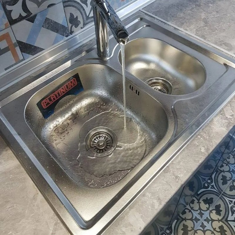 Мийка кухонна Platinum 7050D Decor 0,8 мм, фото 1