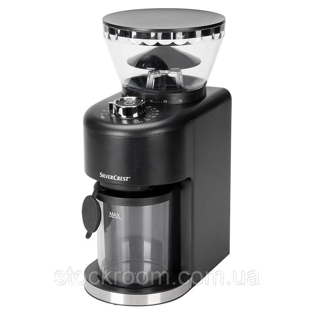 Кавомолка жорнова Silver Crest SKKM 200 A1 з регулюванням помолу