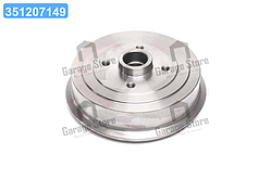 Барабан гальм. задн. DAEWOO LANOS, SENS без ABS (з маточиною) ЧАВУН (RIDER) RD.96193771