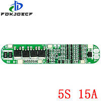 Модуль 5S 15A 2 Li-ion Lithium Battery 18650 Charger BMS Protection Board For Drill Motor