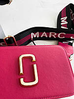 Женская сумка Marc Jacobs The Snapshot Bag (малиновая) torba0013 красивая модная стильная яркая сумочка кросс