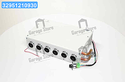 Обігрівач салону 24V 6 сопл Богдан, Еталон  DK-270754740-7093-24