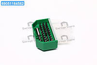 Набор бит 1/4" SL;PH;PZ;TORX;HEX +магнитный держатель 31ед.(TOPTUL) GAAW3101