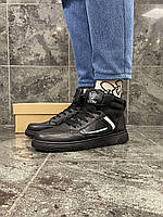 Мужские кроссовки SWIN 2 mid (чёрные) модные универсальные высокие кроссы 0310-6 кросс