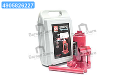 Домкрат бутилочний, 5т пластик, червоний H=195/380 JNS-05PVC