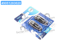 Лампа LED б / ц габарит, задній хід, салон 12 / 24V T15 4SMD Non-polar WHITE 2шт.блістер <TEMPEST PL TMP-19-T1