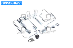 Р / к гальмівних колодок DAEWOO LANOS, NEXIA задн. прав. (повний) (RIDER) RD.90199719