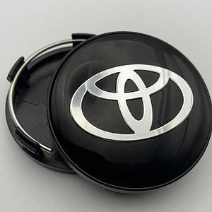 Ковпачок на диски Toyota 60 мм чорний 56 мм